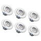 Faretto led da incasso 5W dimmerabile 450lm 6 pezzi