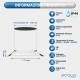 Faretto led da incasso 8W IP44 3000K 4000K 6000K selezionabile. Pack 6 pezxi