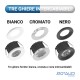 Mini spot tondo da incasso 3W 220VAC IP54 30° 10 pz
